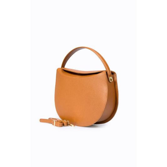 Lederhandtasche mit kurzem Henkel - Edles, schlichtes, modernes Design & Fashion-Forward