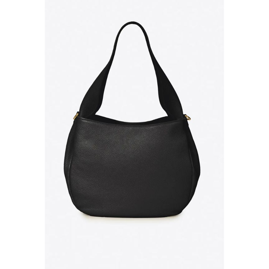 Lederhandtasche mit kurzem, breiten Henkel - Neues, modernes Design