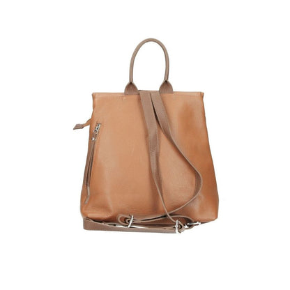 Lederrucksack - Erweiterbar & Modern mit Einzelfach, Seitentasche & Innentaschen