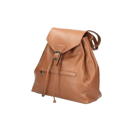 Lederrucksack - Geräumig mit Fronttasche, Rückseitentasche & Innentaschen