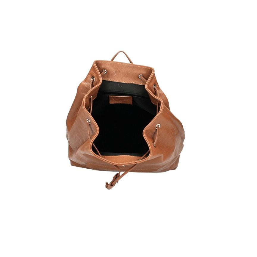 Lederrucksack - Geräumig mit Fronttasche, Rückseitentasche & Innentaschen