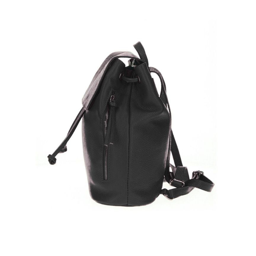 Lederrucksack - Schlicht & Praktisch mit Einzelfach, Innentaschen & Henkel