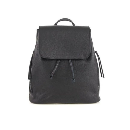 Lederrucksack - Schlicht & Praktisch mit Einzelfach, Innentaschen & Henkel