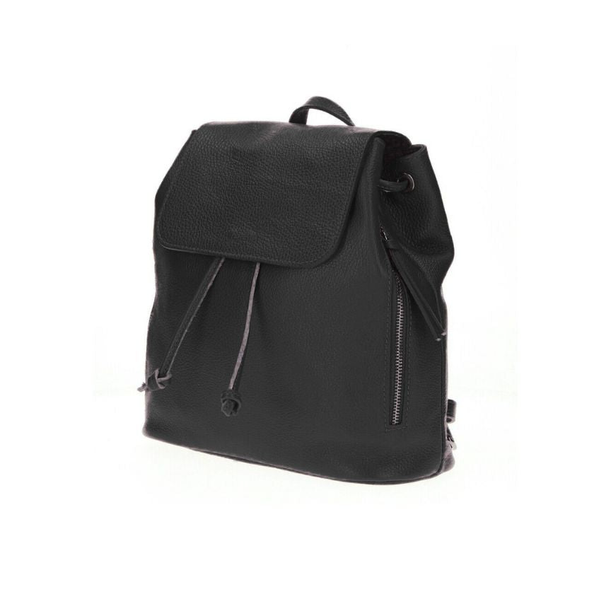 Lederrucksack - Schlicht & Praktisch mit Einzelfach, Innentaschen & Henkel