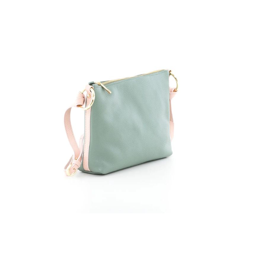 Mittelgroße Lederhandtasche Crossbody für Damen - alltagstauglich