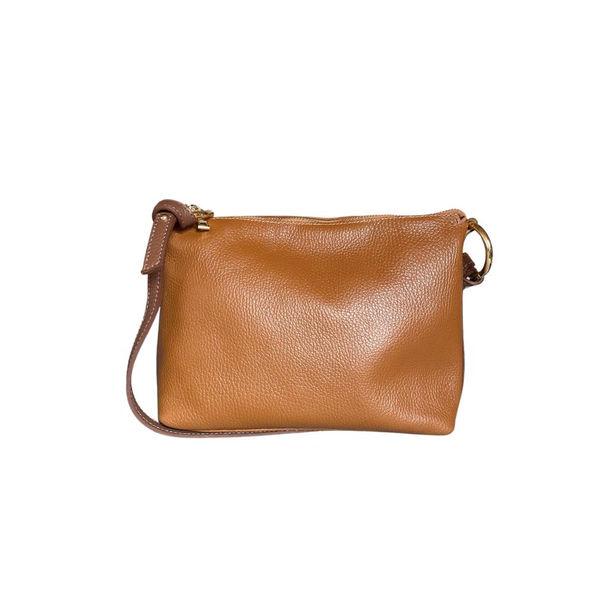 Mittelgroße Lederhandtasche Crossbody für Damen - alltagstauglich
