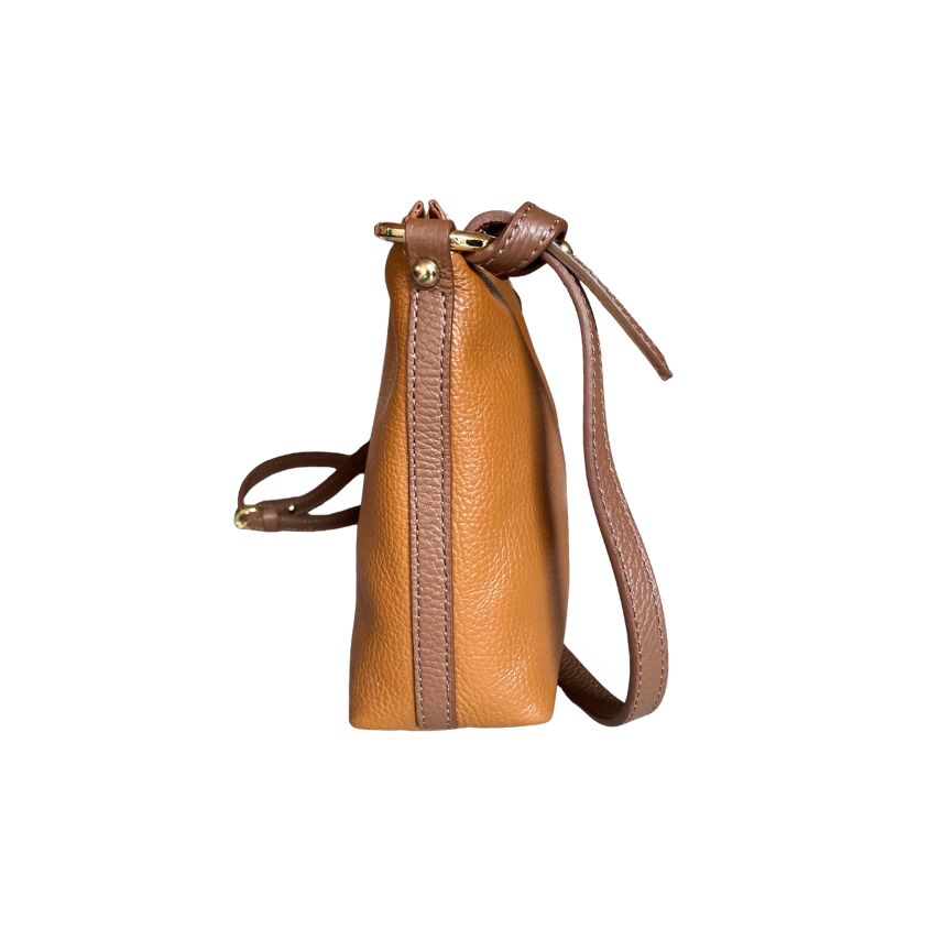 Mittelgroße Lederhandtasche Crossbody für Damen - alltagstauglich