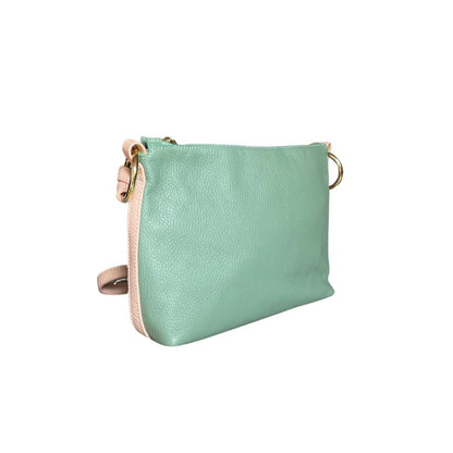 Mittelgroße Lederhandtasche Crossbody für Damen - alltagstauglich