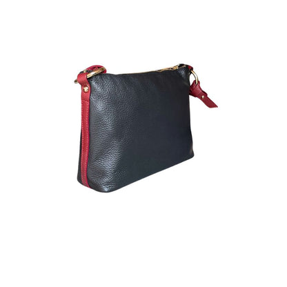 Mittelgroße Lederhandtasche Crossbody für Damen - alltagstauglich