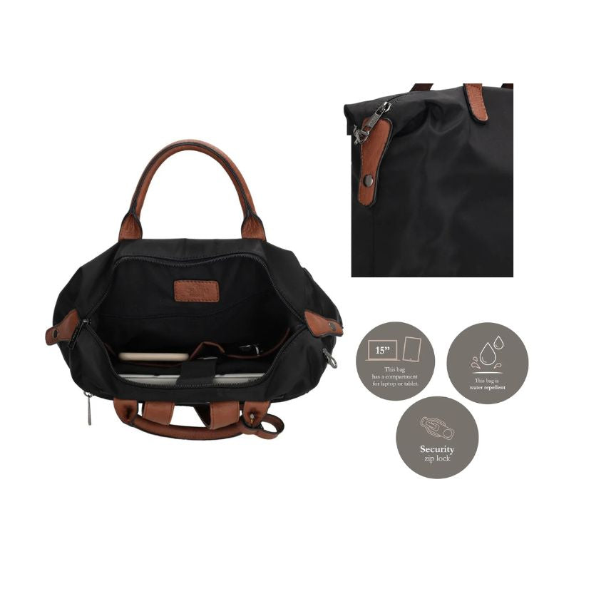 Mittelgroßer Damen Rucksack mit Laptopfach - Wasserabweisend & praktisch