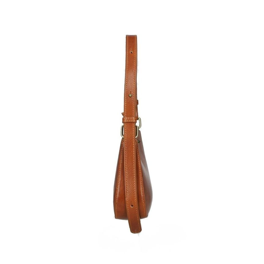 Elegante Damen Lederhandtasche aus Italien - schlicht, mittelgroß & edel