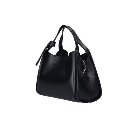 Josianne - Elegante Echtleder-Handtasche mit Griffen - stilvolle Henkeltasche