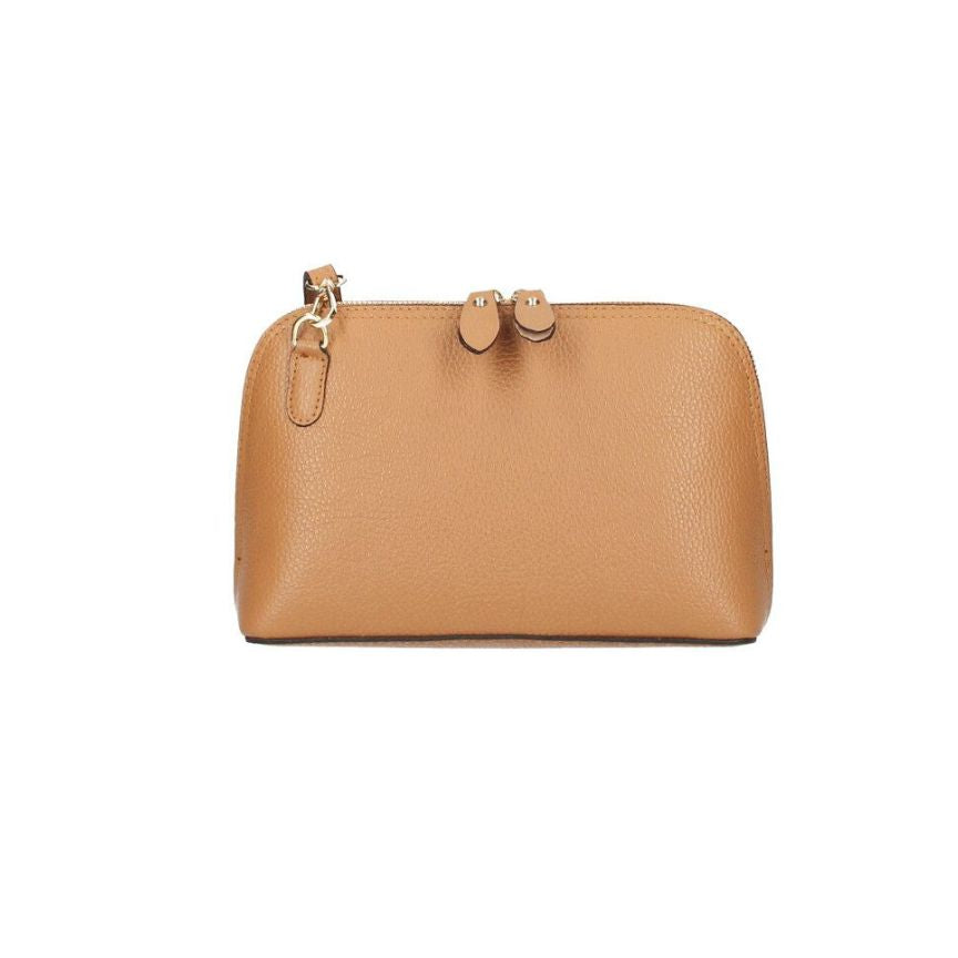 Must-Have Lederhandtasche mit goldfarbenen Details - modern, schlicht & elegant