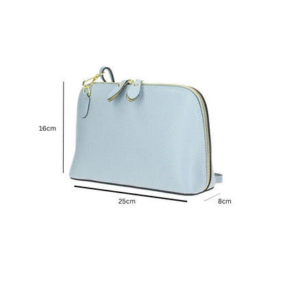 Must-Have Lederhandtasche mit goldfarbenen Details - modern, schlicht & elegant