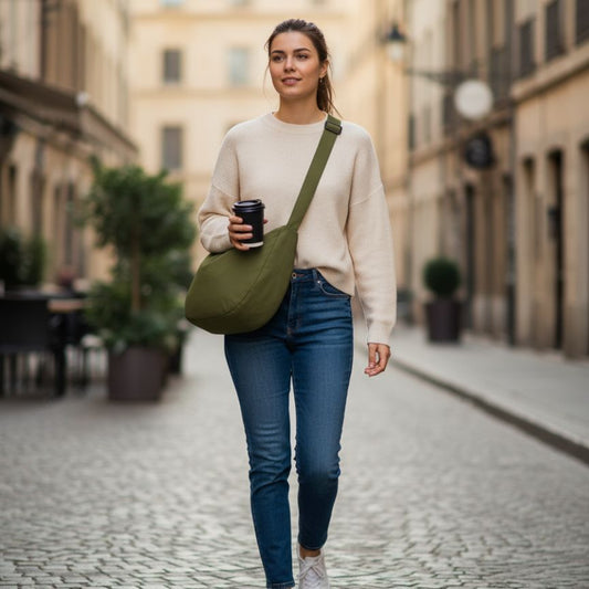 Praktische Gürteltasche für Damen - robuste Hüfttasche: extragroß & leicht