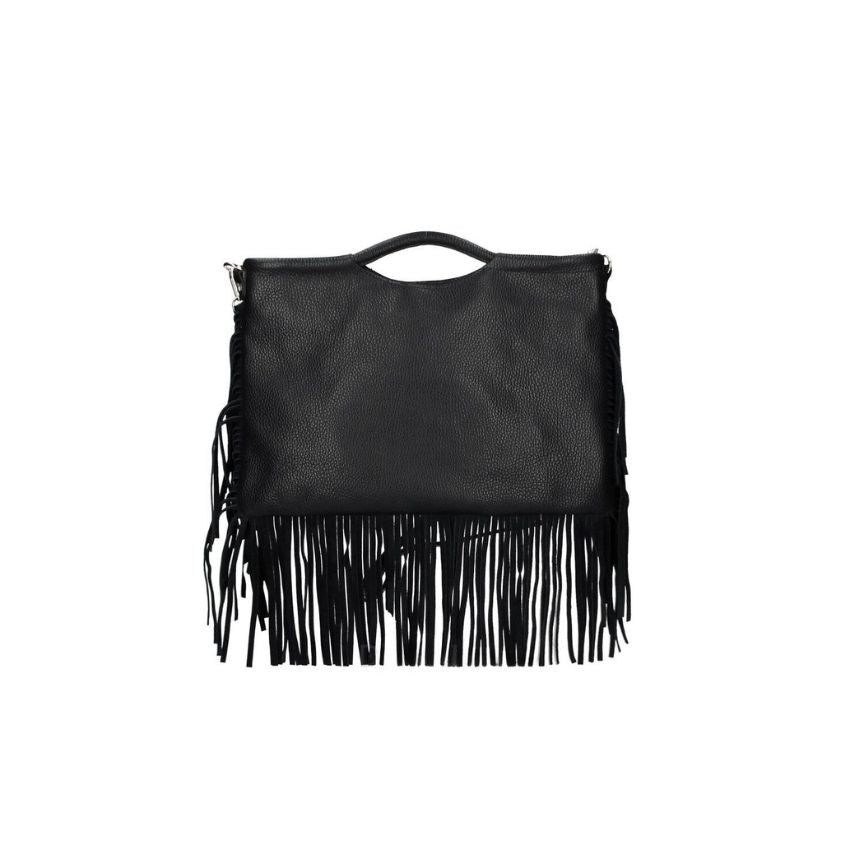 Rosanne - Boho Fransen-Clutch mit Schulterriemen