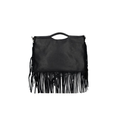 Rosanne - Boho Fransen-Clutch mit Schulterriemen