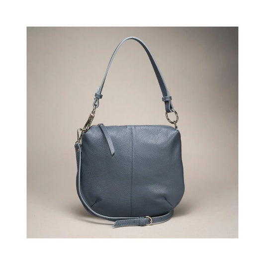 Schlichte Damen Handtasche aus Echtleder mit kurzem Henkel - elegant & modern