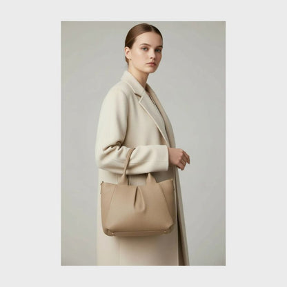 Schlichte Damen Henkeltasche mit komfortablen Tragehenkeln - Modern, elegant & stilvoll
