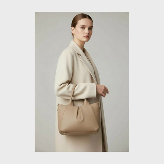Schlichte Damen Henkeltasche mit komfortablen Tragehenkeln - Modern, elegant & stilvoll