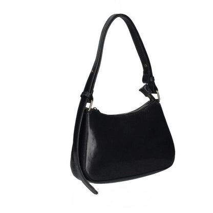 Elegante Damen Lederhandtasche aus Italien - schlicht, mittelgroß & edel