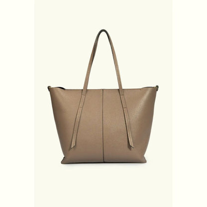 Schlichte Leder Shopper Tasche für Alltag & Business - Bestseller Einkaufstasche