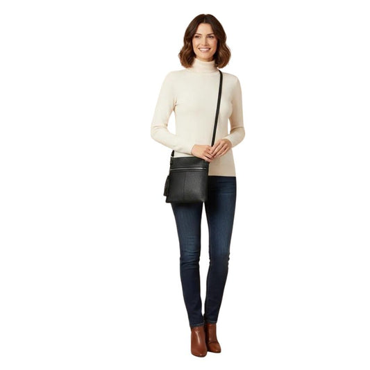 Schlichte Crossbody-Tasche - Edel & Modern