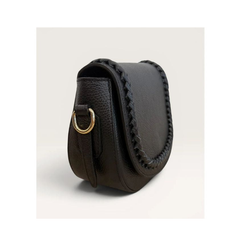 "Leni" - Elegante Lederhandtasche in Halbmondform - für Alltag und besondere Anlässe