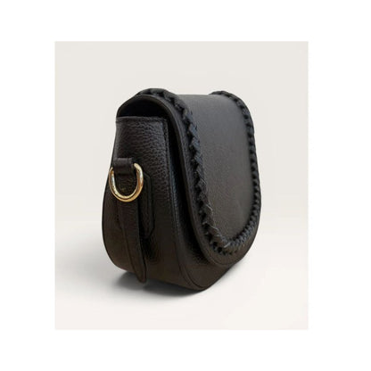 "Leni" - Elegante Lederhandtasche in Halbmondform - für Alltag und besondere Anlässe