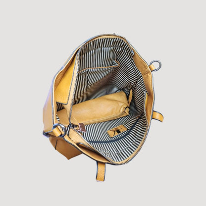 Damen Shopper Tasche mit Fronttasche - 2-Teiliges Set & Geräumig