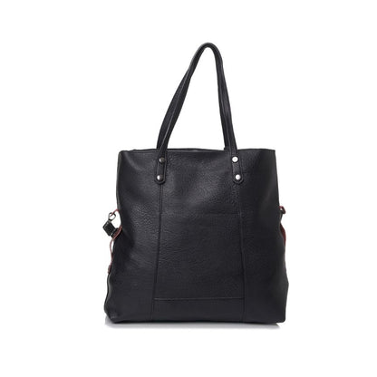 Damen Shopper Tasche mit Fronttasche - 2-Teiliges Set & Geräumig