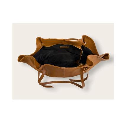 "Mathilda" - Stilvolle Damen-Leder-Tote Bag mit Oversize Silhouette