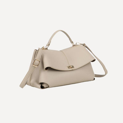 Stilvolle Damen Handtasche mit Henkel und Schulterriemen - modern und elegant
