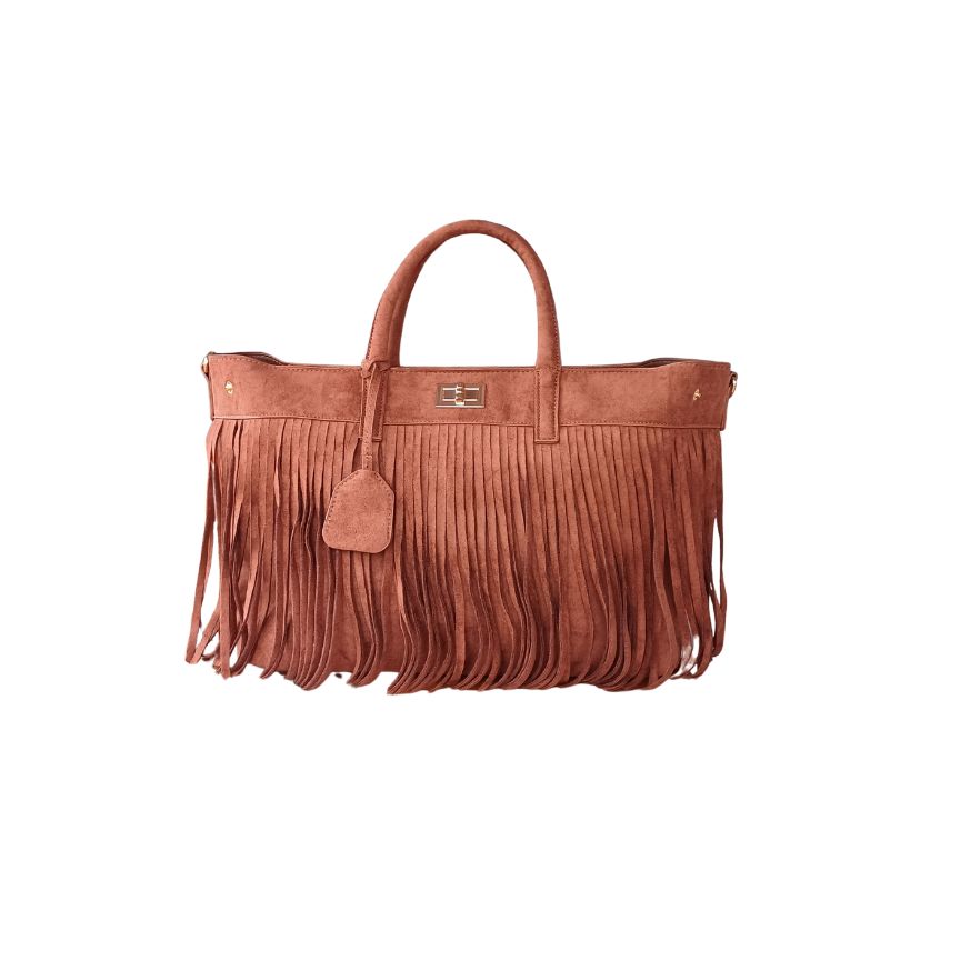 Stilvolle Tote-Bag mit Schultergurt und Henkel - mittelgroß, modern