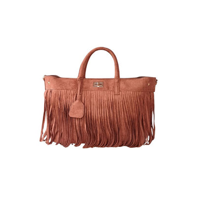 Stilvolle Tote-Bag mit Schultergurt und Henkel - mittelgroß, modern