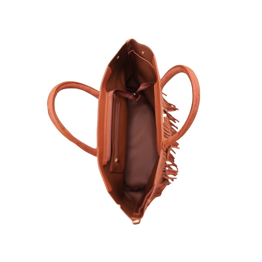 Stilvolle Tote-Bag mit Schultergurt und Henkel - mittelgroß, modern