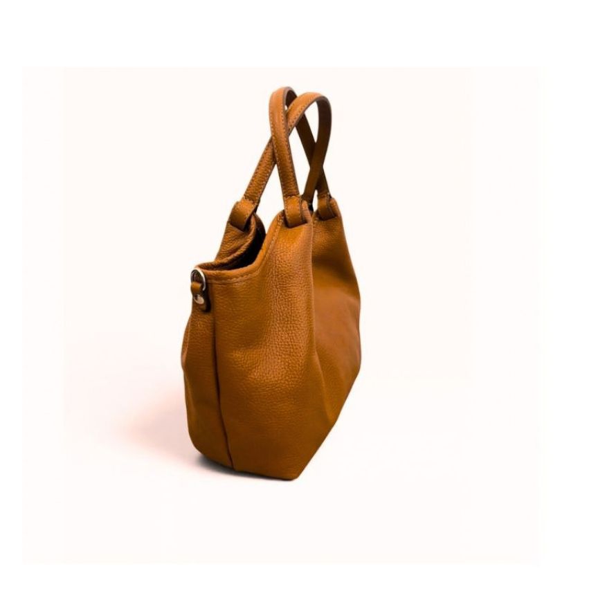 "Eva" - Stilvolle Damen Henkeltasche aus Leder für jeden Tag