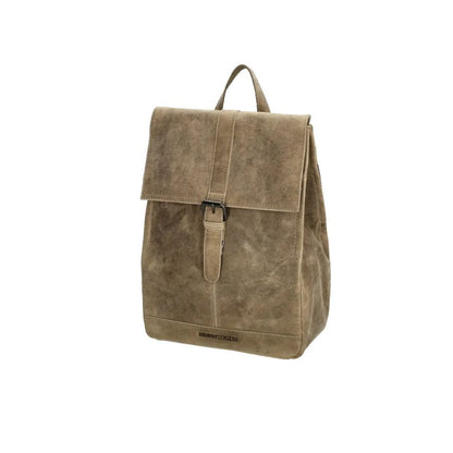 Stylischer mittelgroßer Damen Leder-Rucksack