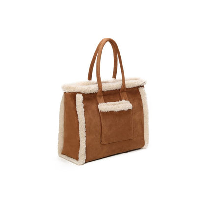 Tote Bag im Shearling Style - weich, stilvoll und perfekt für den Alltag
