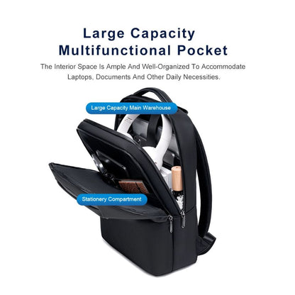 Unisex mittelgroßer, praktischer Multifunktions-Rucksack mit Laptopfach