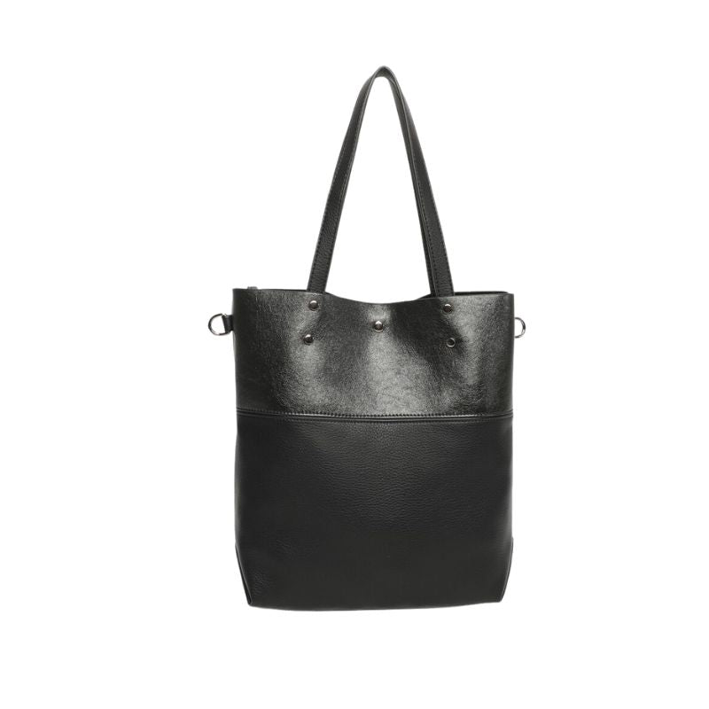 Damen Shopper 2-teilig mit Münztasche und stabilen Tragegriffe und Schultergurt beige
