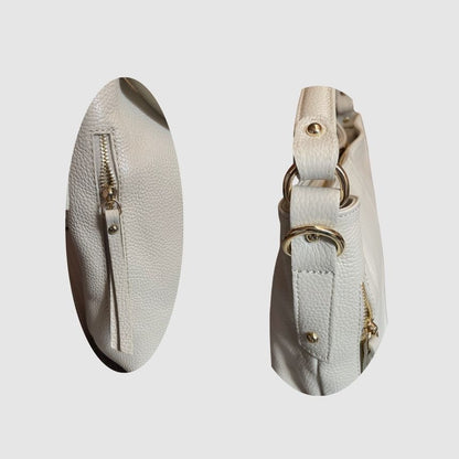 Damen Leder-Shoppertasche mit Seitentasche und Henkel für Alltag & Büro