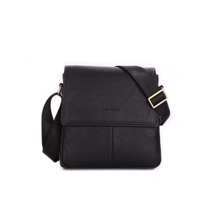 moderner Herren Messenger Bag, geräumig, diverse Fächer, in kastanienbraun, camel, schwarz