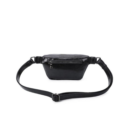 Rückseite Bauchtasche für Reisen, modern schwarz 