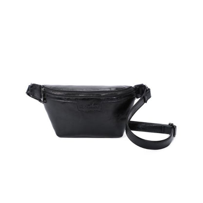 Bauchtasche für Reisen, modern schwarz 