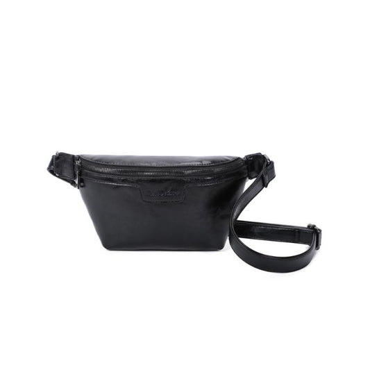 Bauchtasche für Reisen, modern schwarz 