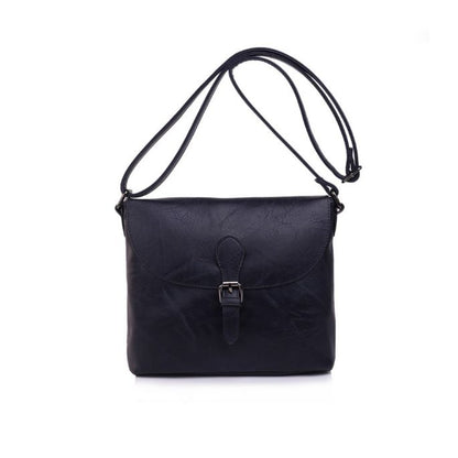 Postman Tasche Briefträgerlook praktisch geräumig schwarz
