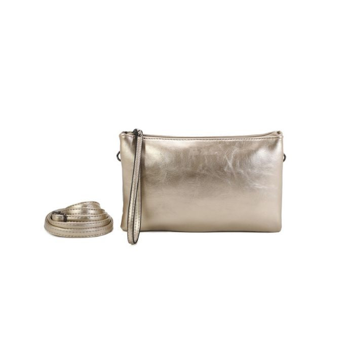 moderne Abendtasche goldfarben