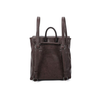 Rückseite Eleganter Damen Designer Rucksack mit Quastendetail