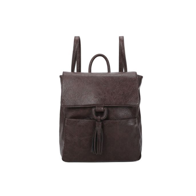 Eleganter Damen Designer Rucksack mit Quastendetail